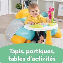 Tapis, portiques et tables d'activités