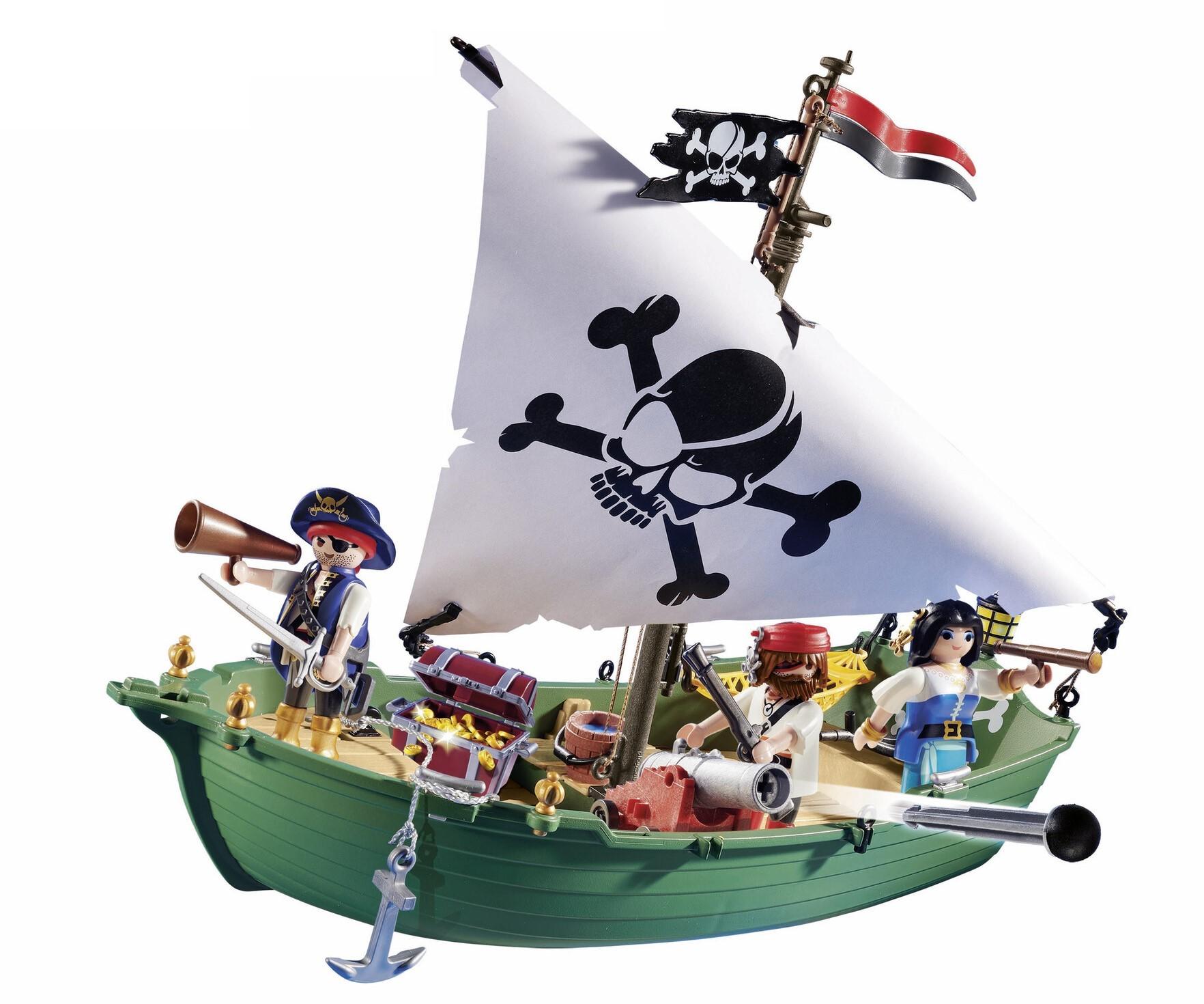PLAYMOBIL Pirati A3113 - Fissaggio Per Albero E Supporto Vela Barca 3940 Usato - Foto 3