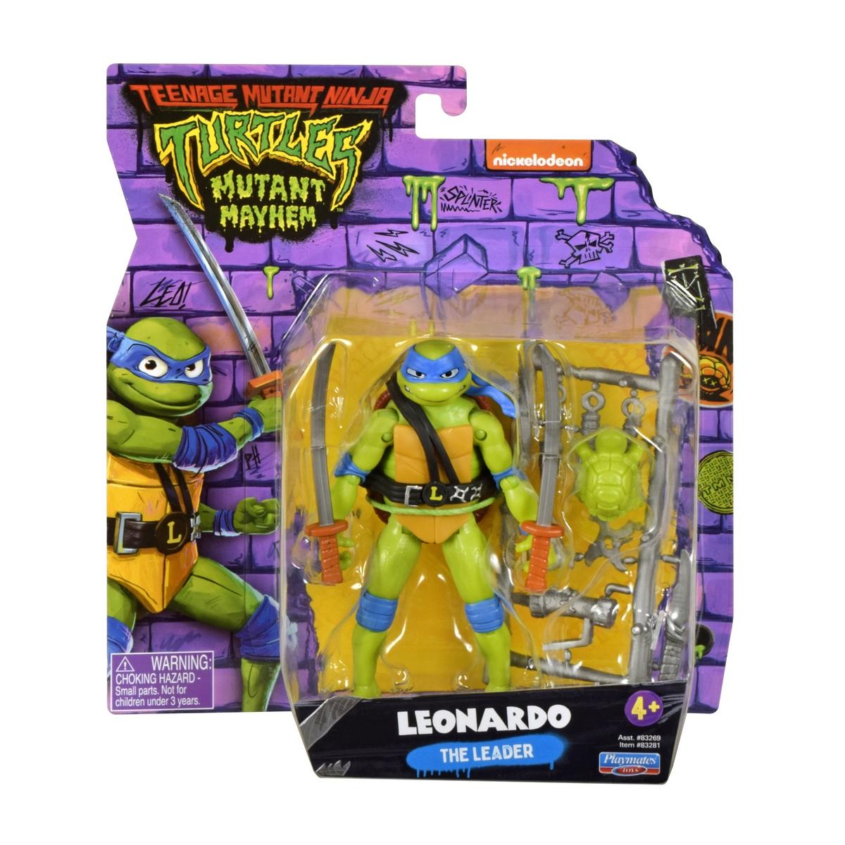 Figurine TMNT Leonardo - Nickelodeon 2012 - Playmates - Occasion