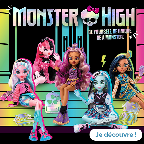 Découvrez tous les jeux et jouets Monster High