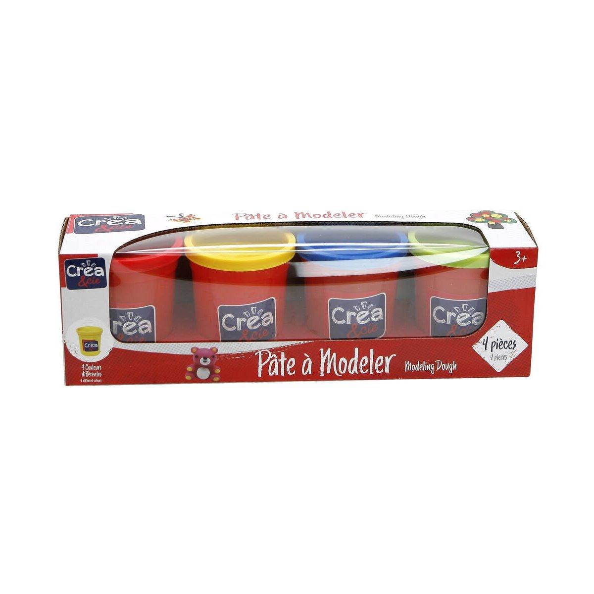 4 pots de pâte à modeler couleurs primaires - La Grande Récré