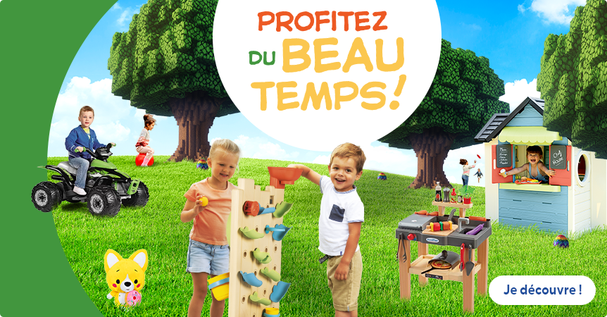 Les jeux et jouets d'extérieur et de jardin