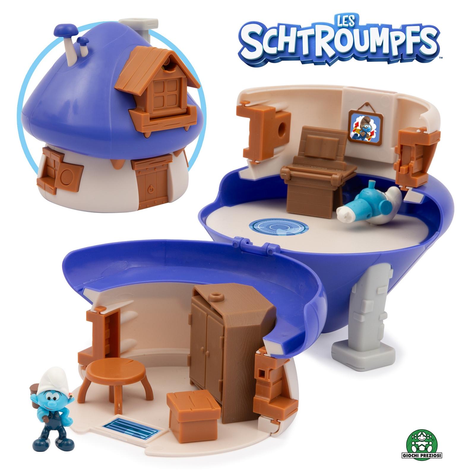 Maison Des Schtroumpfs - Grand Schtroumpf, Boîte Neuve Et Scellée, Collection 2022, En Plastique