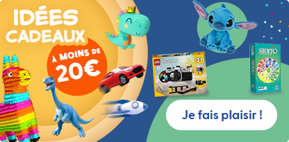Trouvez des idées cadeaux à moins de 20€