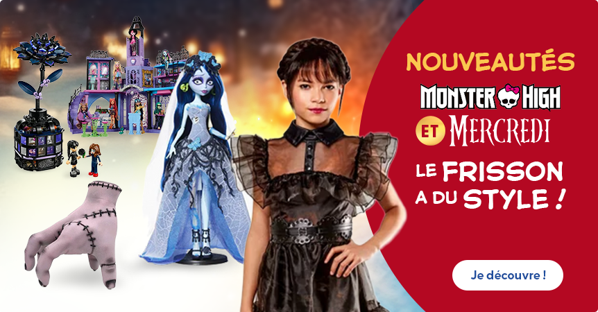 Banniere principale Monster High Mercredi