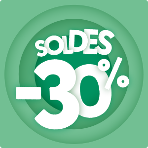 Bannière soldes -30%