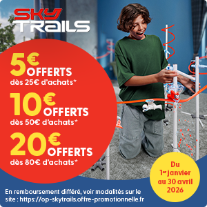 Bannière offre de remboursement différé SKY TRAILS