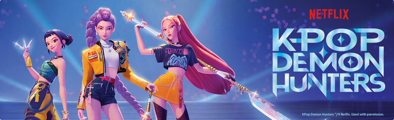 BANNIERE KPOP DEMON HUNTERS