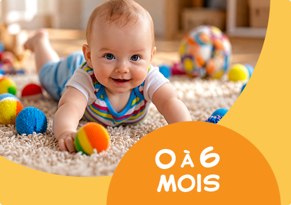 Sélection de jeux et jouets pour les enfants de 0 à 6 mois | La Grande Récré