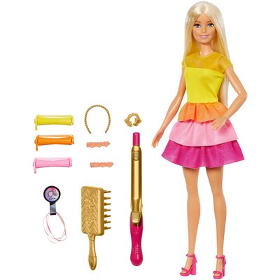 Coffret cheveux bouclés Barbie