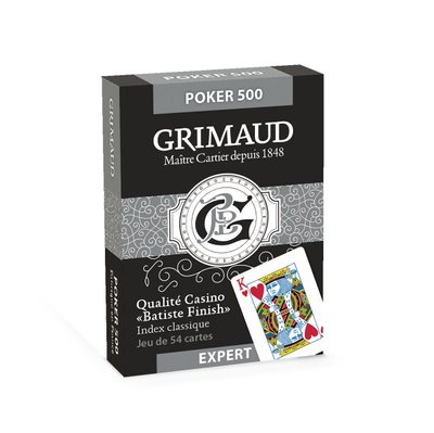 Grimaud Expert Poker 500 Format US Index Classique