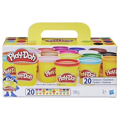 Coffret de 20 pots de pâte à modeler Play-Doh 