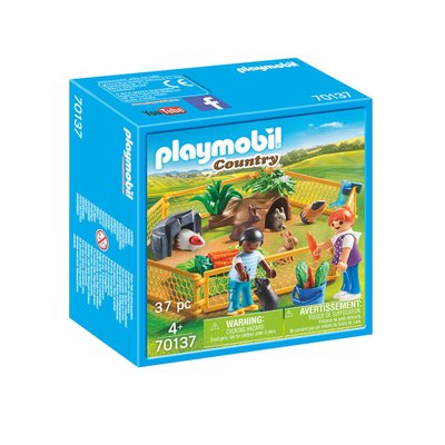 Enfants avec petits animaux Playmobil Country 70137