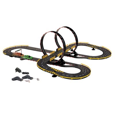 Circuit voiture double looping