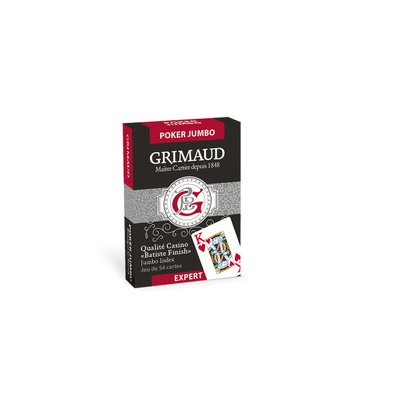 Jeux de 54 cartes Poker - Grimaud Expert Jumbo Format US