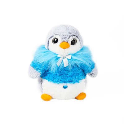 Peluche pingouin bleu 33 cm