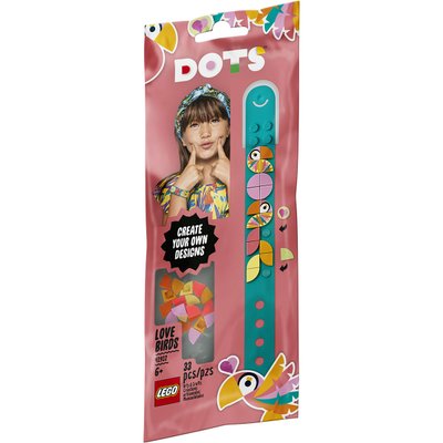 Le bracelet Oiseaux amoureux LEGO DOTS 41912