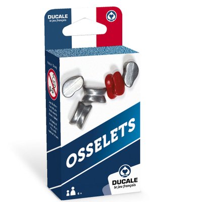 Jeu de 5 osselets en métal Ducale
