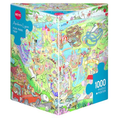 HEYE - Puzzle 1000 pièces Fun Park Trip - Anders Lyon