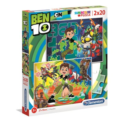 Puzzles SuperColor 2x20 pièces - Ben Ten