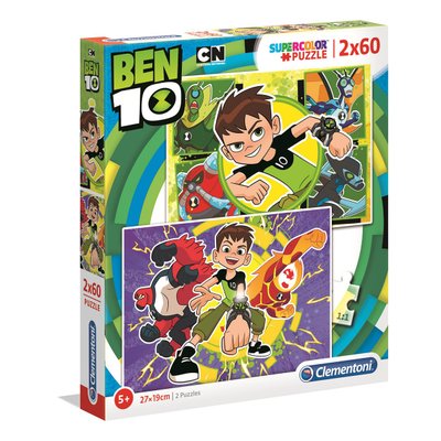 Puzzles SuperColor 2x60 pièces - Ben Ten