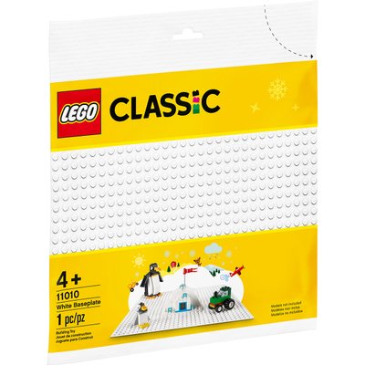 La plaque de base blanche LEGO Classic 11010