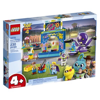 Toy Story 4 Le carnaval en folie de Buzz et Woody ! LEGO Juniors 10770