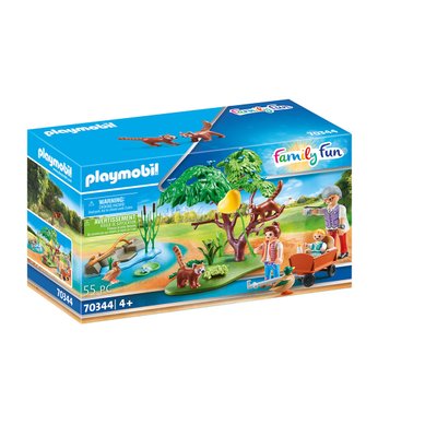 Panda Roux avec Enfants Playmobil Family Fun 70344