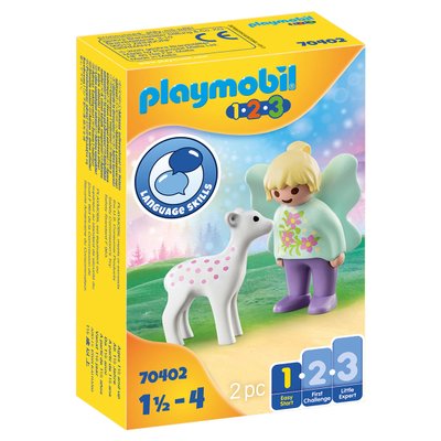 Fée avec faon Playmobil 1.2.3 70402