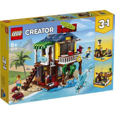 La maison sur la plage du surfeur LEGO Creator 31118