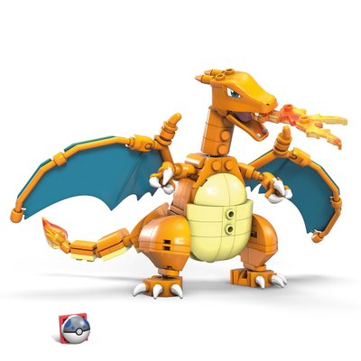 Pokémon - Figurine Charizard Dracaufeu articulée à construire