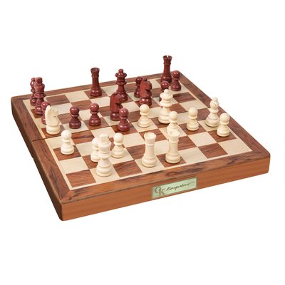 Coffret échecs en bois Kasparov 30 cm