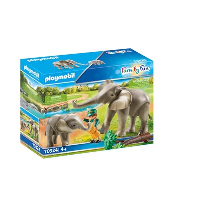 Éléphant et soigneur Playmobil Family Fun 70324