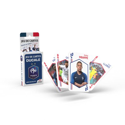 Jeu de 54 Cartes Ducale - équipe de France de football