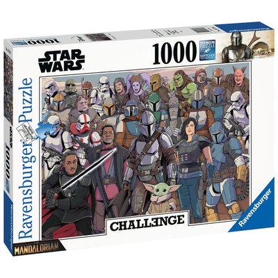 Puzzle 1000 pièces - Baby Yoda Star Wars The Mandalorian