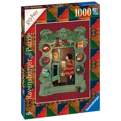 Puzzle 1000 pièces - Harry Potter chez la famille Weasley