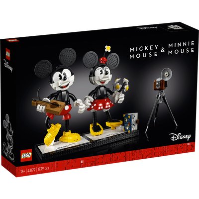 Personnages à construire Mickey Mouse et Minnie Mouse LEGO Disney 43179