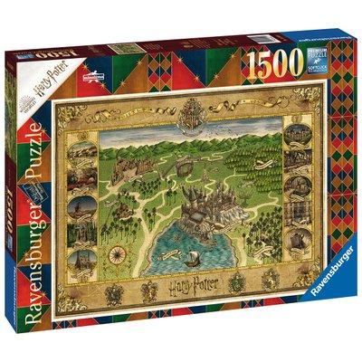 Puzzle 1500 pièces - La carte de Poudlard / Harry Potter