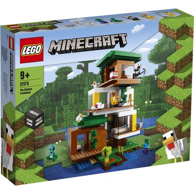 La cabane moderne dans l'arbre LEGO Minecraft 21174