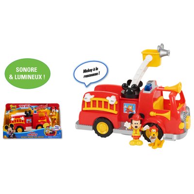 Mickey - Camion de Pompier avec fonctions sonores et lumineuses