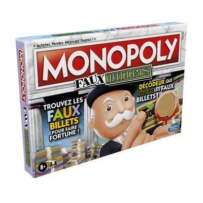 Jeu de société Monopoly faux billets
