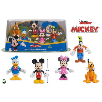 Mickey - Coffret 5 figurines 7,5 cm Articulées