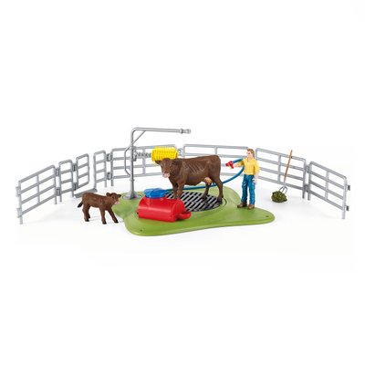 Station de lavage pour vaches