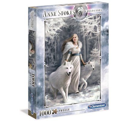 Puzzle 1000 pièces Clementoni Anne Stokes - Winter Guardians
