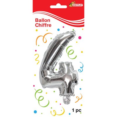 Ballon anniversaire chiffre 4