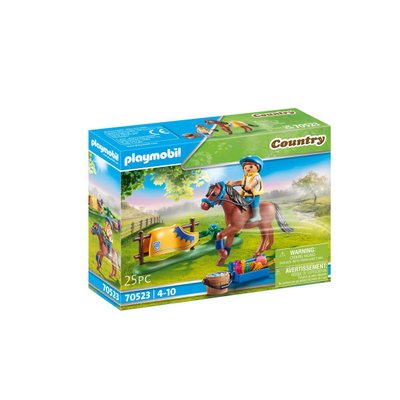 Cavalier avec poney brun Playmobil Country 70523
