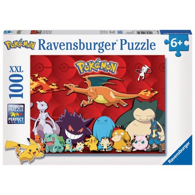 Puzzle 100 pièces XXL Ravensburger - Mes Pokemon préférés