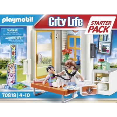 Starter Pack Cabinet de pédiatre Playmobil City Life 70818