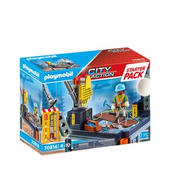 Starter Pack plateforme de construction Playmobil City Action 70816