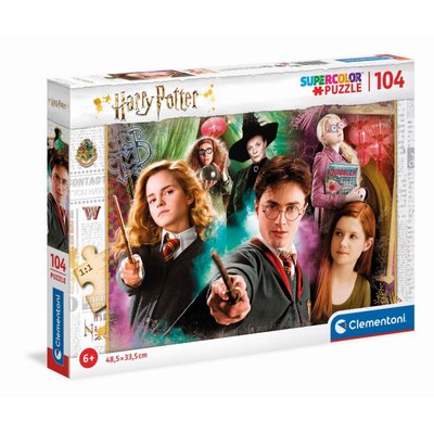 Puzzle 104 pièces Supercolor Clementoni - Harry Potter
